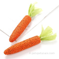 jouet de corde en papier en forme de carotte jouet sono